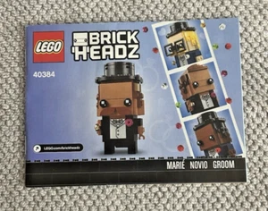 40384 LEGO BrickHeadz Novio Manual, 2020, Excelente Estado, Retirado - Imagen 1 de 2