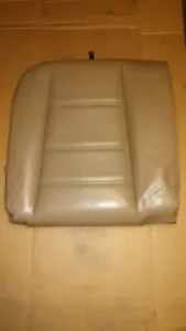 99-04 FORD MUSTANG PARCHMENT TAN LEATHER REAR BACK SEAT UPPER CUSHION RIGHT RH - Picture 1 of 4