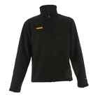 Dewalt Men's Barton Softshell Jacket in Black size Large. Water resistant