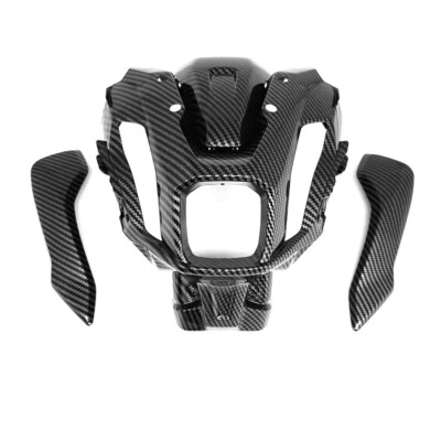 Carbon Fiber Front Headlight Cover Guard Fairing Kit For 2022-2023 YAMAHA MT-07 - Image 1 of 4