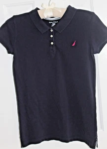 Nautica Girls Navy Polo, XXL - 16 - Picture 1 of 2
