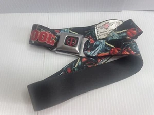 Marvel Deadpool Cinturón Hebilla Hebilla Piscina Muerta Ajustable - Imagen 1 de 5