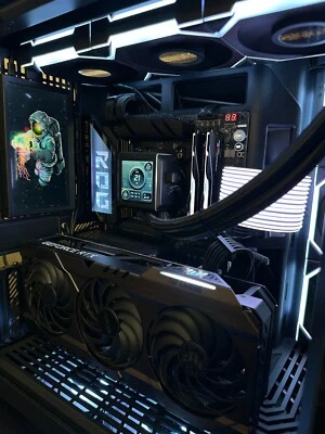 High End Gaming PC– RTX 4090, Ryzen 7 9800X3D, HYTE Y70 Touch Case, 64GB DDR5RAM - Image 1 of 4