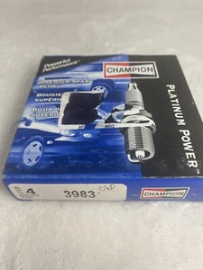 4 PACK Champion Spark Plugs Platinum Power #3983 (A) - Picture 1 of 1