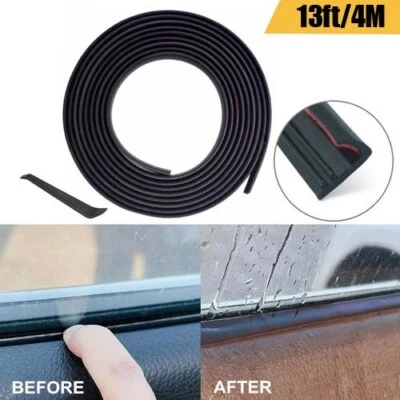 For Mitsubishi 13ft V-Shaped Side Window Trim Edge Mould Rubber Sealing Strip - Image 1 of 4