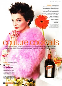 COINTREAU LIQUEUR AD #23 RARE 2004 OUT OF PRINT "COUTURE COCKTAILS" 6 PAGES - Picture 1 of 7