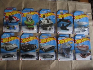 Hot Wheels 2022 Screen Time 10 Cars, Armadillo, X-34, K.I.T.T.S.P. Mode, X-Jet - Picture 1 of 7