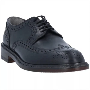 NIB New Robert Clergerie Women's Classic Black Leather Tie Oxford Shoe 7.5 Left - Picture 1 of 14