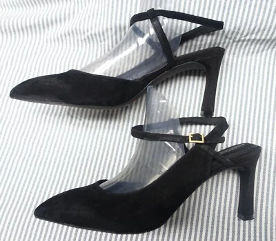 ROCKPORT "TOTAL MOTION" ¡¡NUEVO!! ZAPATOS DE VESTIR TRUTECH NEGROS GAMUZA CORREA AL TOBILLO 10M Foto 1 de 4