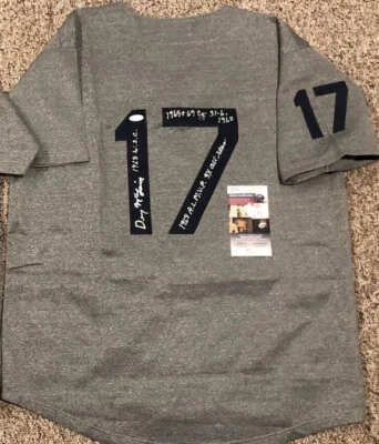 DENNY MCLAIN Signed Autographed Auto Detroit Tigers Jersey CY MVP 31-6 JSA COA - Image 1 of 3