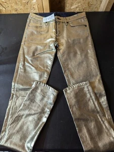 juicy jean Cotoure's youth size 24 gold cotton blend jeans - Picture 1 of 7