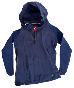 MINT Nike Tech Fleece Mens Half-Zip Pullover Hoodie Sweatshirt Navy Blue Small - Picture 1 of 4