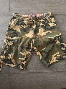 Matchstick Men’s Camo Cargo Shorts Size 34/XL - Picture 1 of 2