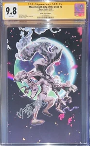 Moon Knight: City of the Dead #2 Virgin Variant CGC SS 9.8 Signed Rose Besch - Picture 1 of 1