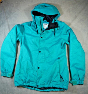 Volcom Ski Snowboard Jacket "True to This" Women's M Aqua 8000mm Hooded - Image 1 of 4