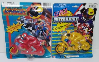 2 Friction Powered Super Motorbike 1:12 Scale Racing Motorcycles with Riders - Image 1 of 4