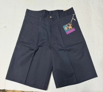 NEW W/defects Dickies Boys Pleated Navy Shorts 57562 School Uniform Size 16 Reg - Image 1 of 4