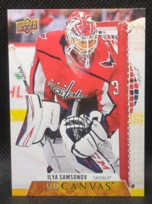 Ilya Samsonov 2020-21 Upper Deck Series 2 UD Canvas #C205 Washington Capitals - Image 1 of 2