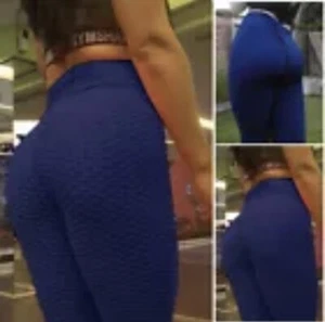 Women Tik Tok Leggings High Waist Tummy Control Butt Lifting Yoga Pants Workout - Picture 1 of 9