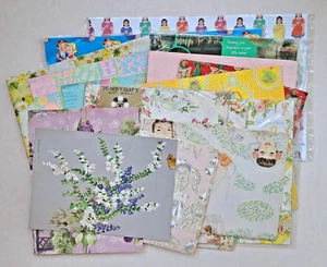 Vintage Gift Wrapping Paper Lot Some NIP 1950s & Later Varied Assortment Adult & - Picture 1 of 10