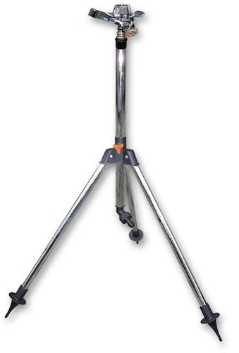 MARKENLOS Teleskop Metall Impulsregner Rasensprenger Kreisregner Gartenregner Sprinkler