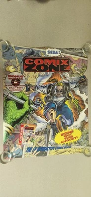 1995 SEGA GENESIS Comix Zone Original Promotional Poster 22"x28" RARE! - Image 1 of 4