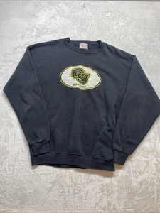 University of Colorado Buffs De Colección Años 90 Pullover Cuello Redondo Sudadera Para Hombres Mediana - Imagen 1 de 10
