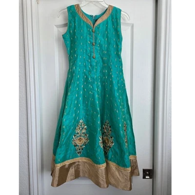 Индийское платье Anarkali платье вышитый вечеринки случай платье размер 5/32 - Изображение 1 из 4