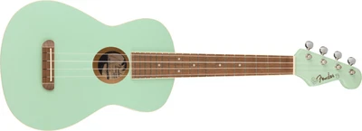 Fender Avalon Tenor Ukulele, Walnut Fingerboard, Surf Green - Image 1 of 4