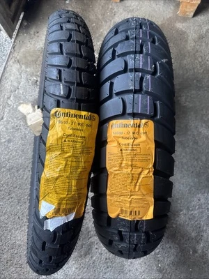 OFFERTA COPPIA GOMME NUOVE 90/90-21 140/80-17 CONTINENTAL CONTI ESCAPE Dot 22/23 - Imagen 1 de 3