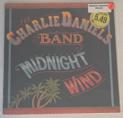 The Charlie Daniles Band - Midnight Wind - Vinyl LP Epic PE 34970 - New / Sealed - Image 1 of 4