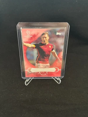 RARE 2016 - Francesco Totti /25 - Topps Uefa Champions League - Best of The Best - Image 1 of 2