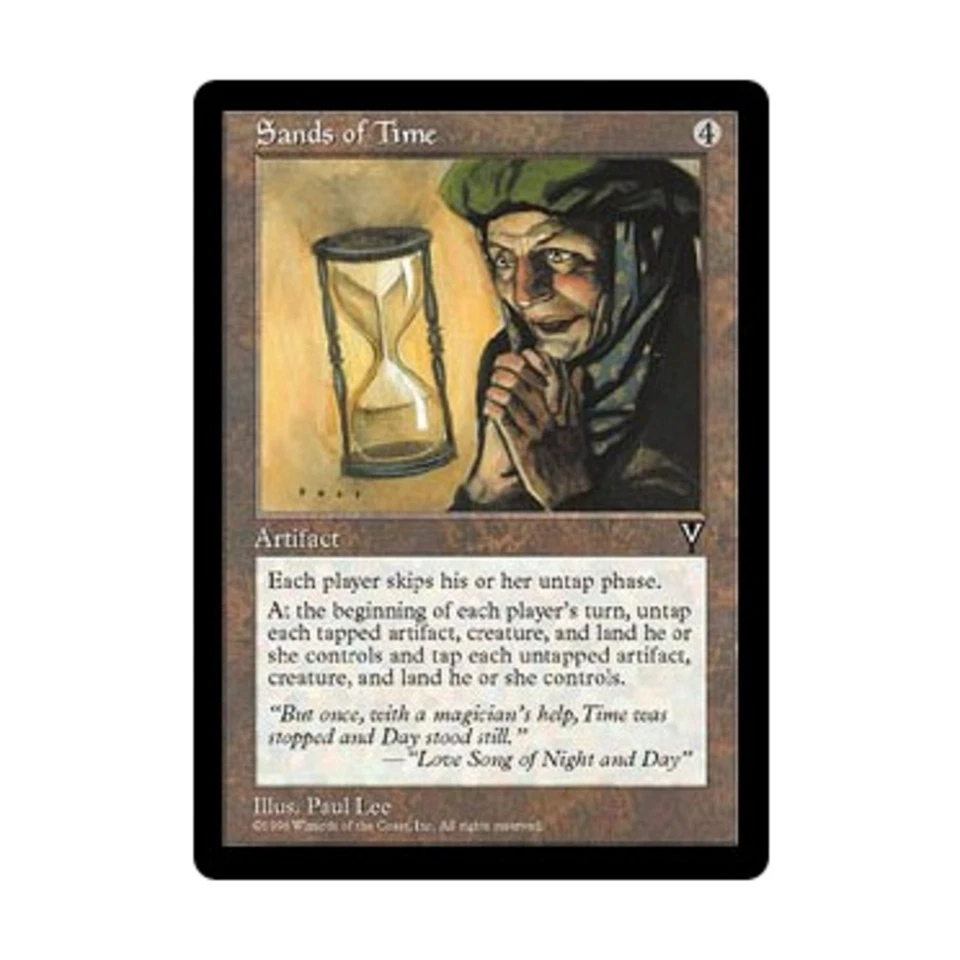 WOTC MtG Visions Sands of Time (R) NM - Image 1 of 1