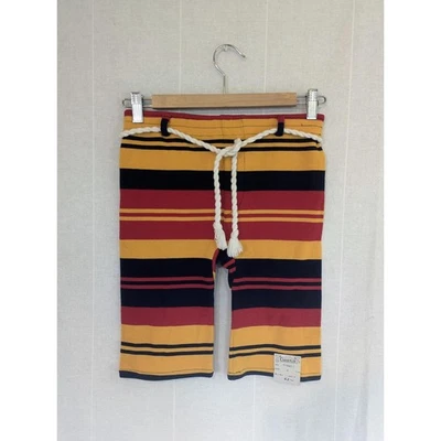 Vintage 60s Deadstock swim trunks Campus Original primary colors striped Jammers - Image 1 of 4