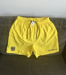 Marathon Authentic Ecuador National Soccer Team Yellow Shorts Men’s Sz: Medium - Picture 1 of 6