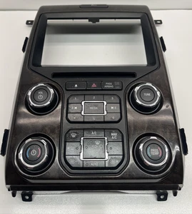2013-2014 Ford F-150 Heater Climate Control Unit Large Screen Wood Radio TESTED - Picture 1 of 10