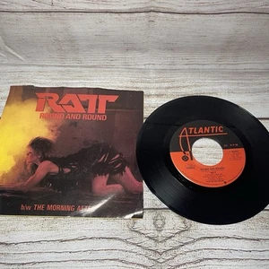 Ratt Round and Round Atlantic Picture Sleeve 45 rpm record EUC - Picture 1 of 4