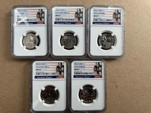 2022-S Complete 5 Quarter Set MS67 NGC - Picture 1 of 7