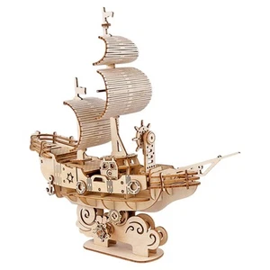3D Boat Puzzle Model Intelligent Puzzle Assembly Toy pour cadeau - Photo 1/6