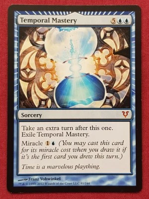 Magic The Gathering AVACYN RESTORED TEMPORAL MASTERY blue card MTG - Image 1 of 2