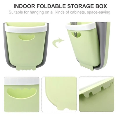 1 Stück zusammenklappbarer Mülleimer für Küche und Haushalt, Aufbewahrungseimer - Bild 1 von 4