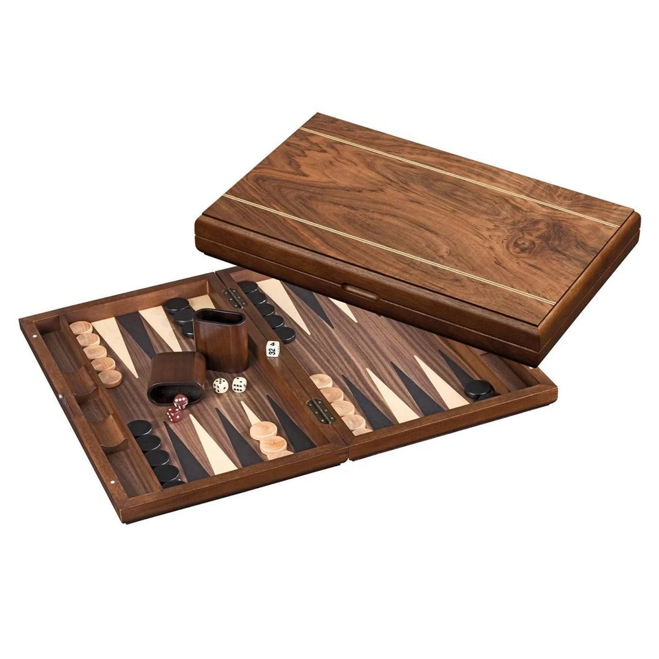 Backgammon Holz Natur Masterpiece MODELL Delos Philos 1125
