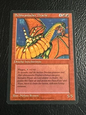 GERMAN Beta/Revised SHIVAN DRAGON Foreign Black Border FBB - Image 1 of 2