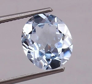 AAA 4,40 Ct Brasilianischer Aquamarin Lose Oval Edelsteinschliff Aquamarin Loseschliff - Bild 1 von 4