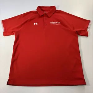 Polo uomo Cincinnati Bearcats basket Under Armour logo ricamato XL - Foto 1 di 8