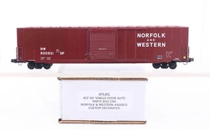 HO Scale Atlas Norfolk & Western 60’ ACF Single Door Auto Parts Box Car NW 60093 - Picture 1 of 8