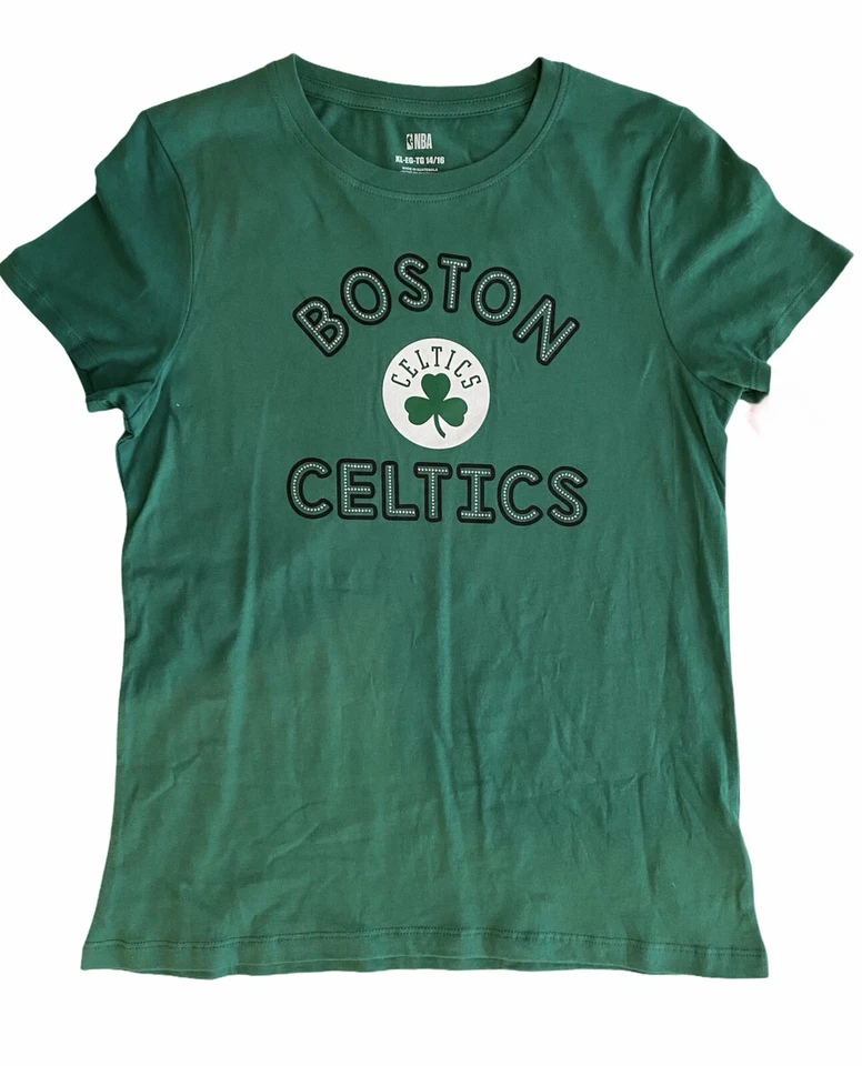 Boston Celtics NBA Girls SzS(6/6X) Green T-Shirt