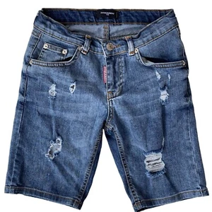 DSquared2 SIZE 165 (11 Year) Distressed/Destroyed Boys Designer Euro Shorts - Picture 1 of 5