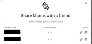 Manus AI Invite Code with Bonus Points | Fast Digital Delivery! - Picture 1 of 2