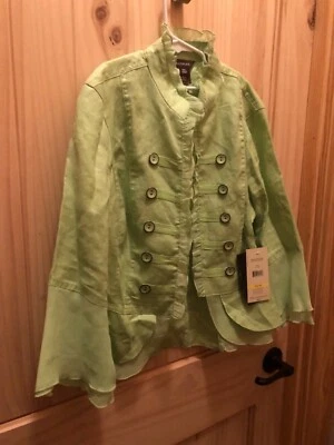 Chaqueta de lino múltiple talla petite mediana—-NUEVA CON ETIQUETAS Foto 1 de 3